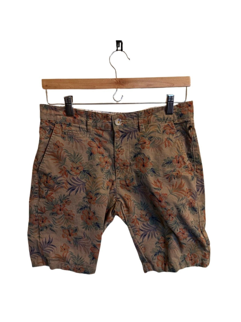 Denim and Flower Floral Shorts Size 29